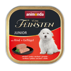 ANIMONDA Vom Feinsten Junior wołowina z drobiem - mokra karma dla szczeniąt - 150 g