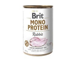 BRIT Mono Protein Rabbit - mokra karma z królikiem dla psa - 400 g
