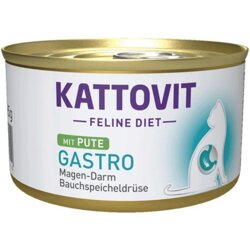 KATTOVIT Feline Diet Gastro Indyk - mokra karma dla kota - 85g
