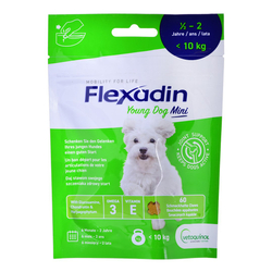 VETOQUINOL Flexadin Young Mini Kąski dla psa - suplement dla psa - 60 szt.