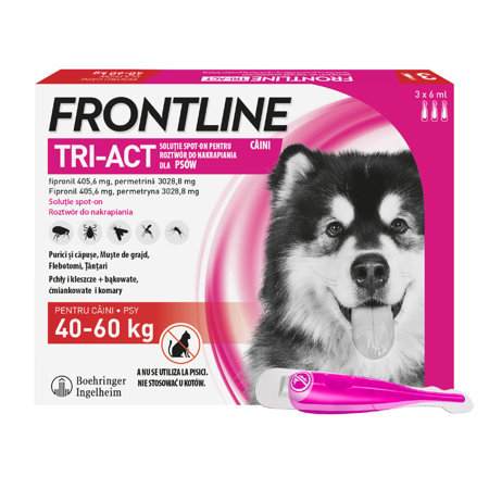 FRONTLINE TRI-ACT Spot-On dla psa XL 3x6 ml