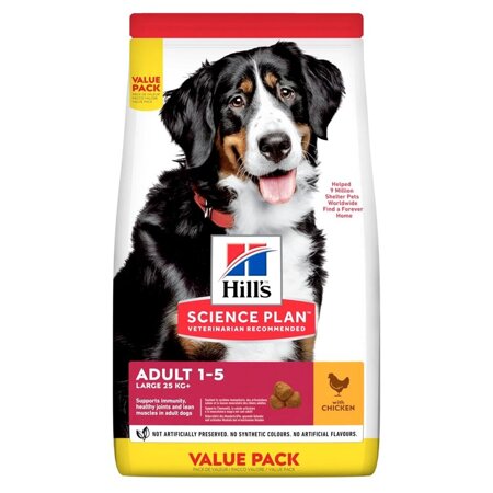 HILL'S Light Large Breed Adult Chicken - sucha karma dla psa - 18 kg