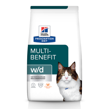 Hill's Prescription Diet Feline w/d Multi-Benefit - sucha karma dla kota - 1,5 kg