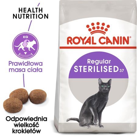 ROYAL CANIN FHN Regular Sterilised 37 - sucha karma dla kota dorosłego  - 400 g