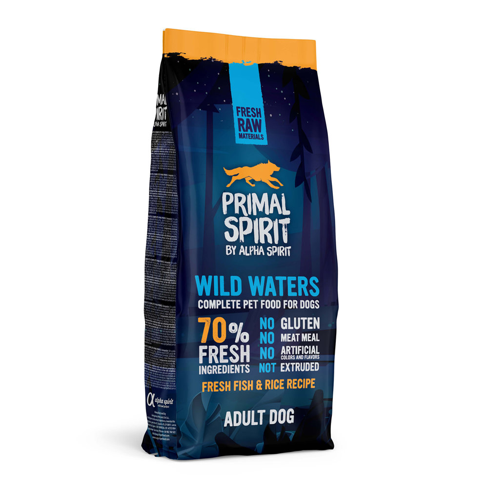 Primal Spirit Wild Waters70% - sucha karma dla psa - 12 kg