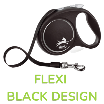Smycze Flexi Black Design