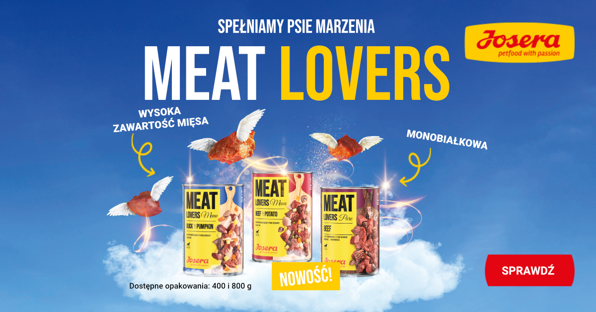 Josera Meat Lovers – pyszne nowości wśród mokrych karm dla psów