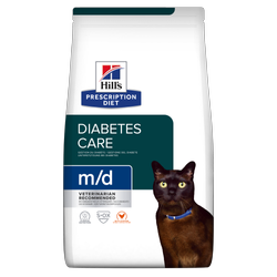  Hill's Prescription Diet Diabetes/Weight Management Feline m/d - sucha karma dla kota z nadwagą i cukrzycą - 1,5 kg