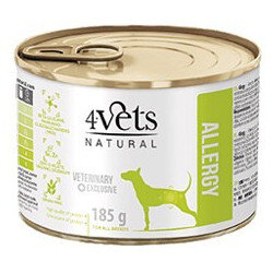4VETS Natural Allergy Lamb Dog - mokra karma dla psa - 185 g