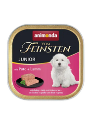 ANIMONDA Dog Veom Feinsten Junior Indyk & Jagnięcina - mokra karma dla psa - 150 g