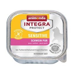 ANIMONDA Integra Protect Sensitive dla kota smak: wieprzowina - tacka 100g