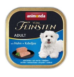 ANIMONDA Vom Feinsten Adult drób i dorsz atlantycki - mokra karma dla psa -150 g