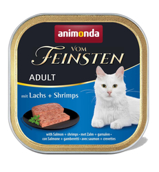 ANIMONDA Vom Feinsten Classic Cat łosoś i krewetki - mokra karma dla kota - 100g