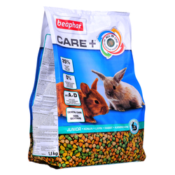 BEAPHAR Care+ Rabbit Junior - karma dla młodych królików - 1,5kg