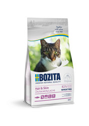 BOZITA Hair & Skin Wheat free Salmon - sucha karma dla kotów z problemami ze skórą i sierścią - 400g