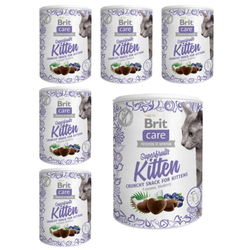 BRIT Care Cat Snack Superfruits Kitten - przysmak dla kota - 6x100 g