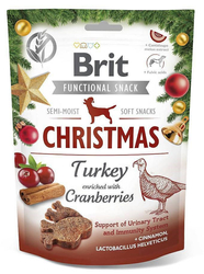 BRIT Care Christmas Functional Snack Turkey with Cranberries - przysmak dla psa - 150 g