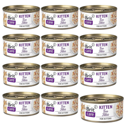 BRIT Care Kitten Tuna Fillets - mokra karma dla kota - 12x70 g