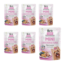 BRIT Care Mini Chicken&Tuna - mokra karma dla psa -  6x85 g