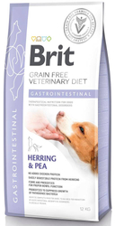 BRIT Grain Free Vet Diets Dog Gastrointestinal Śledź & Groszek - sucha karma dla psa - 12 kg