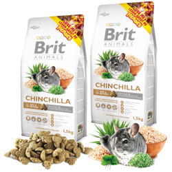 Brit Animals Chinchilla Complete - suchy pokarm dla szynszyli - 2x1,5 kg
