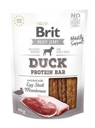 Brit Jerky Duck Protein Bar - Kaczka - przysmak dla psa - 80 g