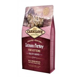 Carnilove Cat Grain Free Salmon & Turkey for Kittens - karma dla kociąt - 6kg