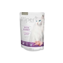 DOLINA NOTECI Piper Sterilised z królikiem - mokra karma dla kotów sterylizowanych - 100g