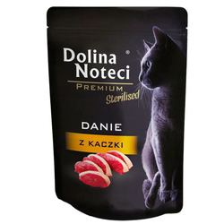 DOLINA NOTECI Premium Sterilised Danie z kaczki - mokra karma dla kotów sterylizowanych - 85g