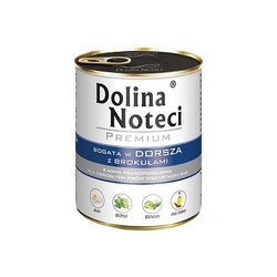 DOLINA NOTECI Premium bogata w dorsza z brokułami - mokra karma dla psa - 800 g