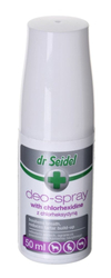DR SEIDEL Deo Spray - płyn przeciwko nieprzyjemnym zapachom z jamy ustnej psów i kotów 50ml