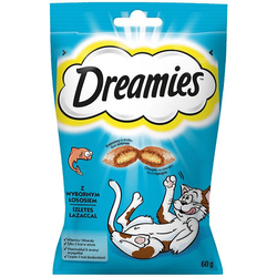 DREAMIES - przysmak dla kota z łososiem 60g