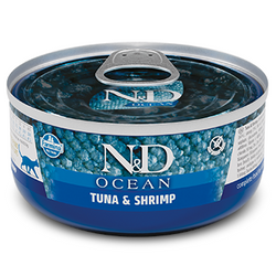 FARMINA N&D Ocean Tuna & Shrimp Adult - mokra karma dla kota - 70g