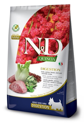 FARMINA N&D Quinoa Dog Digestion Adult Mini - sucha karma dla psa - 2,5 kg