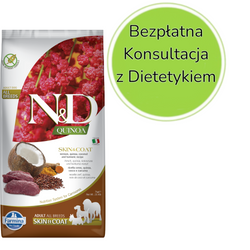 FARMINA N&D Quinoa Skin & Coat Venison - sucha karma dla psa - 7kg