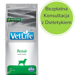 FARMINA Vet Life Renal Canine - sucha karma dla psa - 2kg