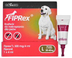 FIPREX Krople przeciw pasożytom dla psa L - 4 ml