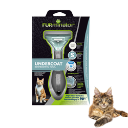 FURminator - furminator dla kotów długowłosych - S