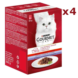 GOURMET Mon Petit Mix Mięsny - mokra karma dla kota - 4x (6x 50 g)