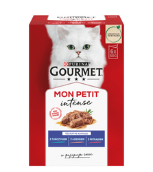 GOURMET Mon Petit Mix Rybny - mokra karma dla kota - 6x50g 