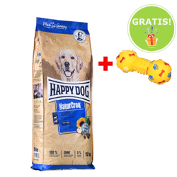 HAPPY DOG Naturcroq Junior sucha karma dla psa - 15 kg + GRATIS!