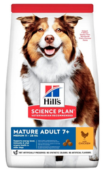 HILL'S Science Plan Medium Mature Chicken - sucha karma dla psa - 18 kg