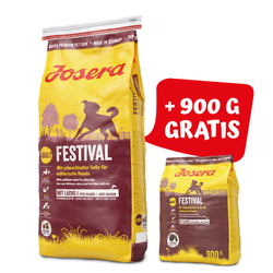 JOSERA Festival - sucha karma dla wybrednego psa - 15 kg + 900 g Gratis!