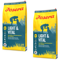 JOSERA Light & Vital - sucha karma dla psa - 2x12,5 kg