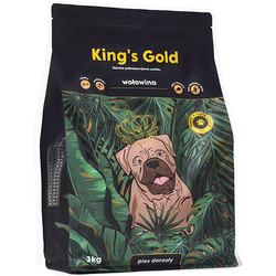 KING'S GOLD Wołowina - sucha karma dla psa - 3 kg 