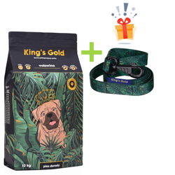 King's Gold z Wołowiną - sucha karma dla psa dorosłego - 12 kg + PREZENT 