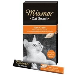 MIAMOR Cat Confect Kase Cream - przysmak dla kota - 90 g  (6x15 g)
