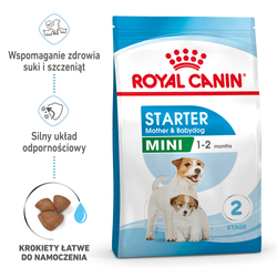 ROYAL CANIN Starter Mini Mother & Babydog - sucha karma dla szczeniąt i suk w ciąży oraz okresie laktacji - 1 kg