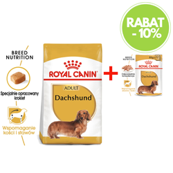 Royal Canin BHN Dachshund Adult 1,5kg + mokra karma 12x85g