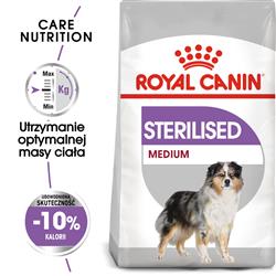 Royal Canin CCN Medium Sterilised - sucha karma dla psa dorosłego - 3kg